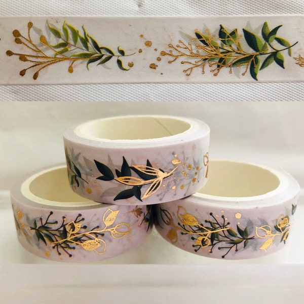 Rose Gold Branches Washi Tape