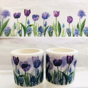 Purple Tulip Washi Tape
