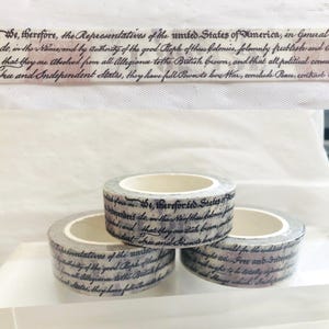 Script Journaling Washi Tape