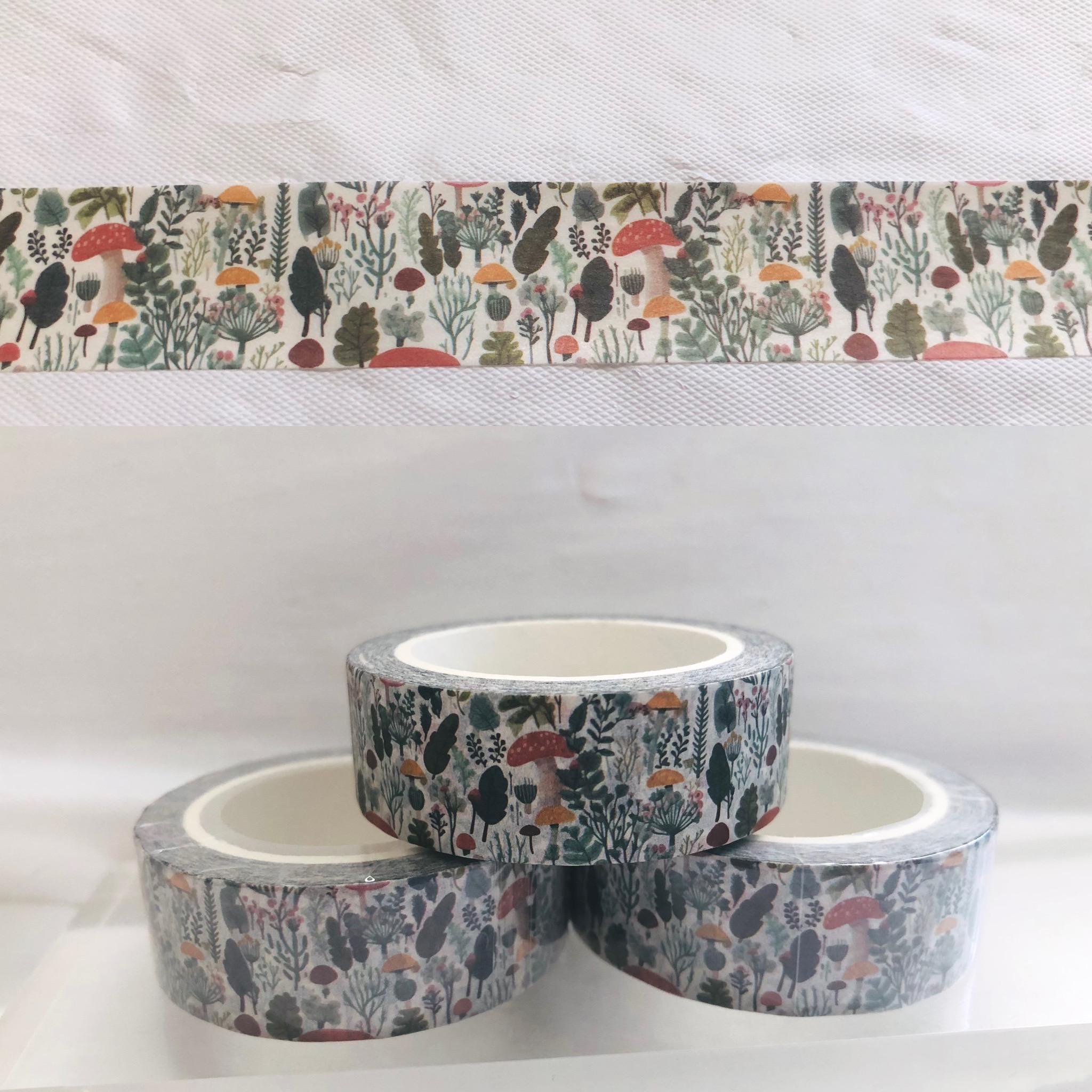 Mushroom Garden Washi Tape