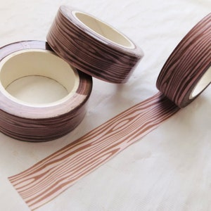 SOLUSTRE 2 Pcs Wood Grain Tape Table Repair Tapes Brown Duct Tape