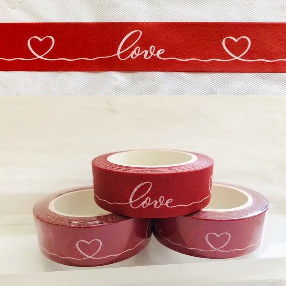 Love Heart Washi Tape 