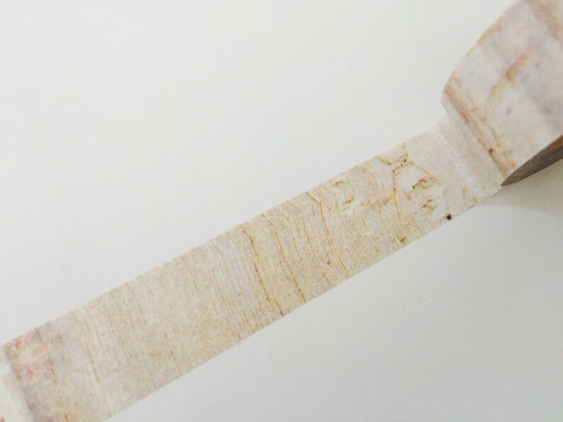 Blonde Wood Grain Washi Tape Etsy