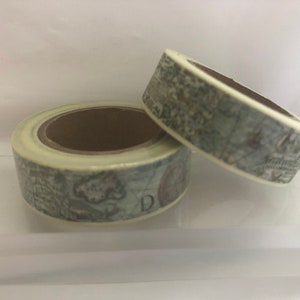 Old World Map Washi Tape - Etsy