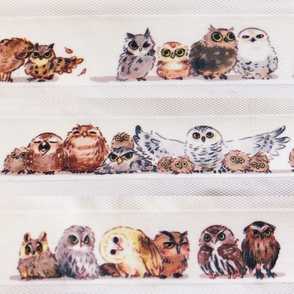 Unique Owls Washi Tape