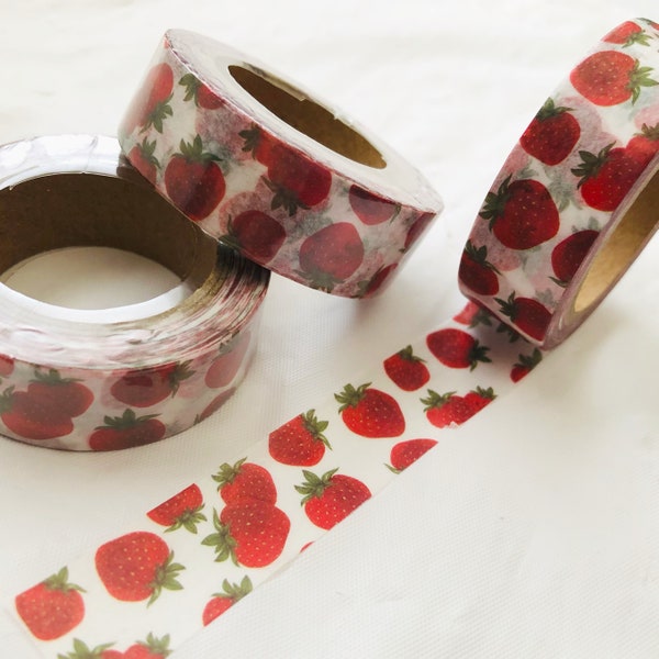 Summer Strawberry Washi Tape