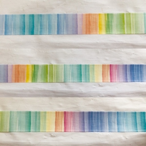 Watercolor Striped Washi Tape