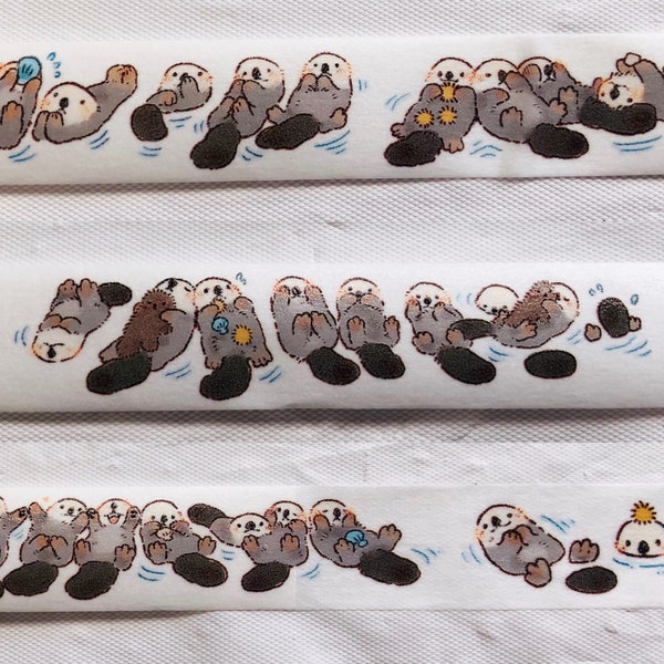 Adorable Otters Washi Tape