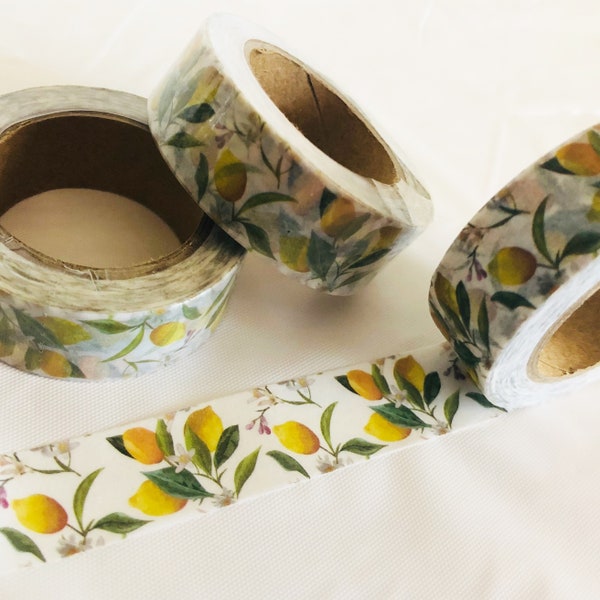 Cinta washi de limonero