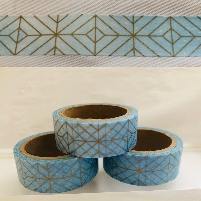 Watercolor Geometric Washi Tape Etsy