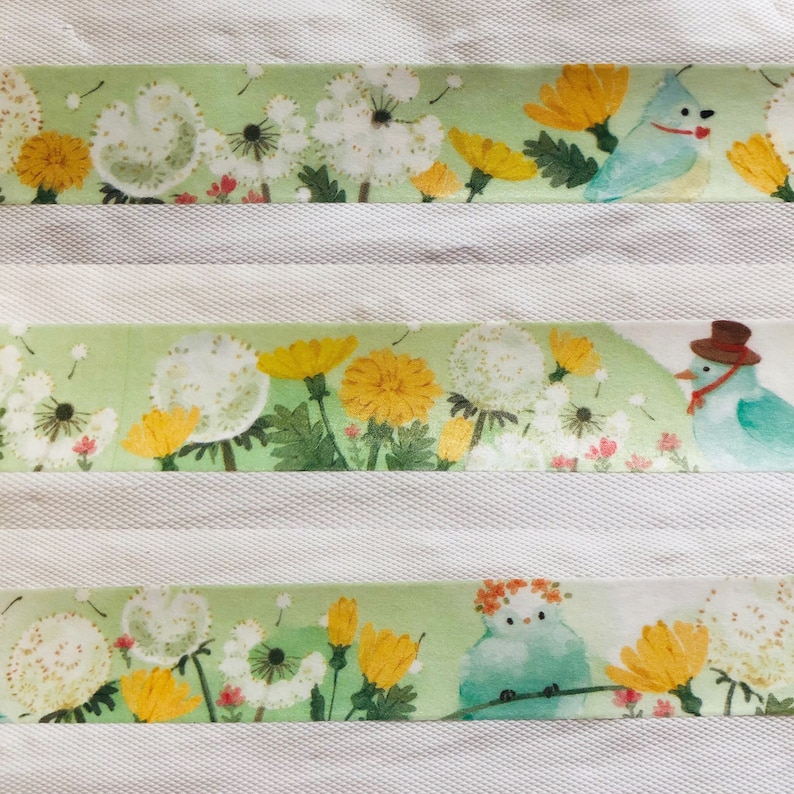 Dandelion Birds Washi Tape