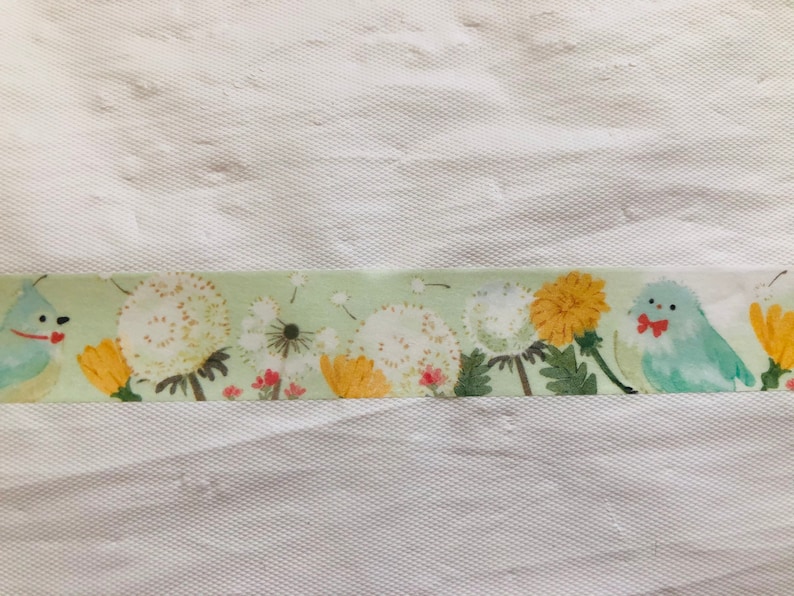 Dandelion Birds Washi Tape