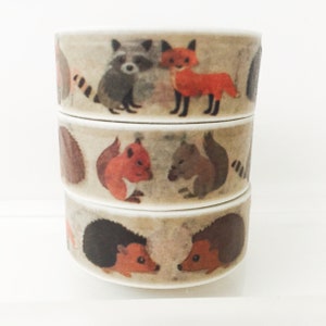 Forest Critters Washi Tape