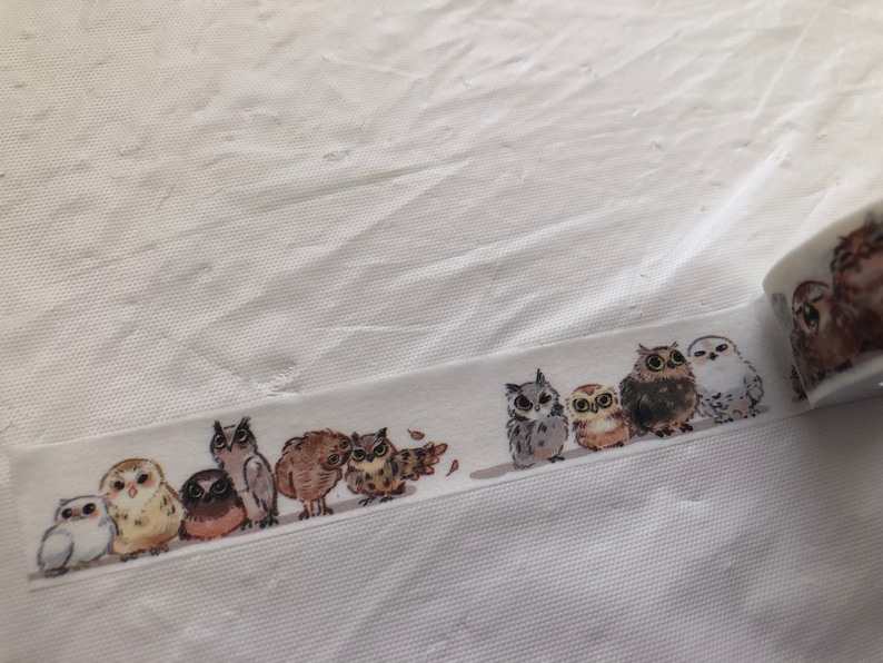 Unique Owls Washi Tape image 3