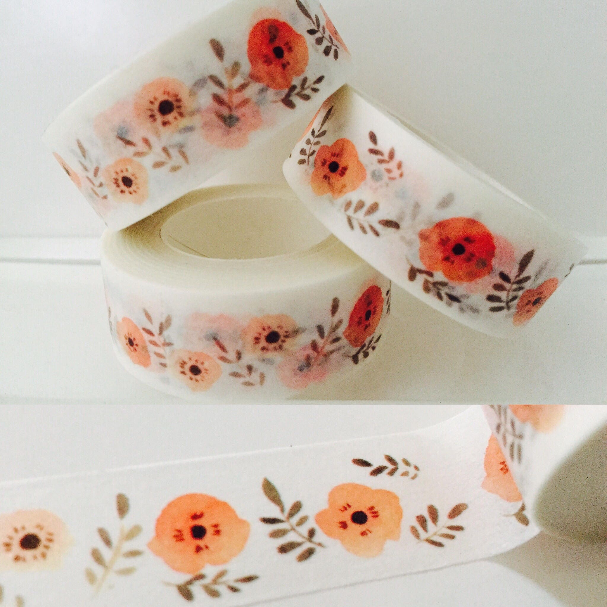 Ephemeral Floral Washi Tape