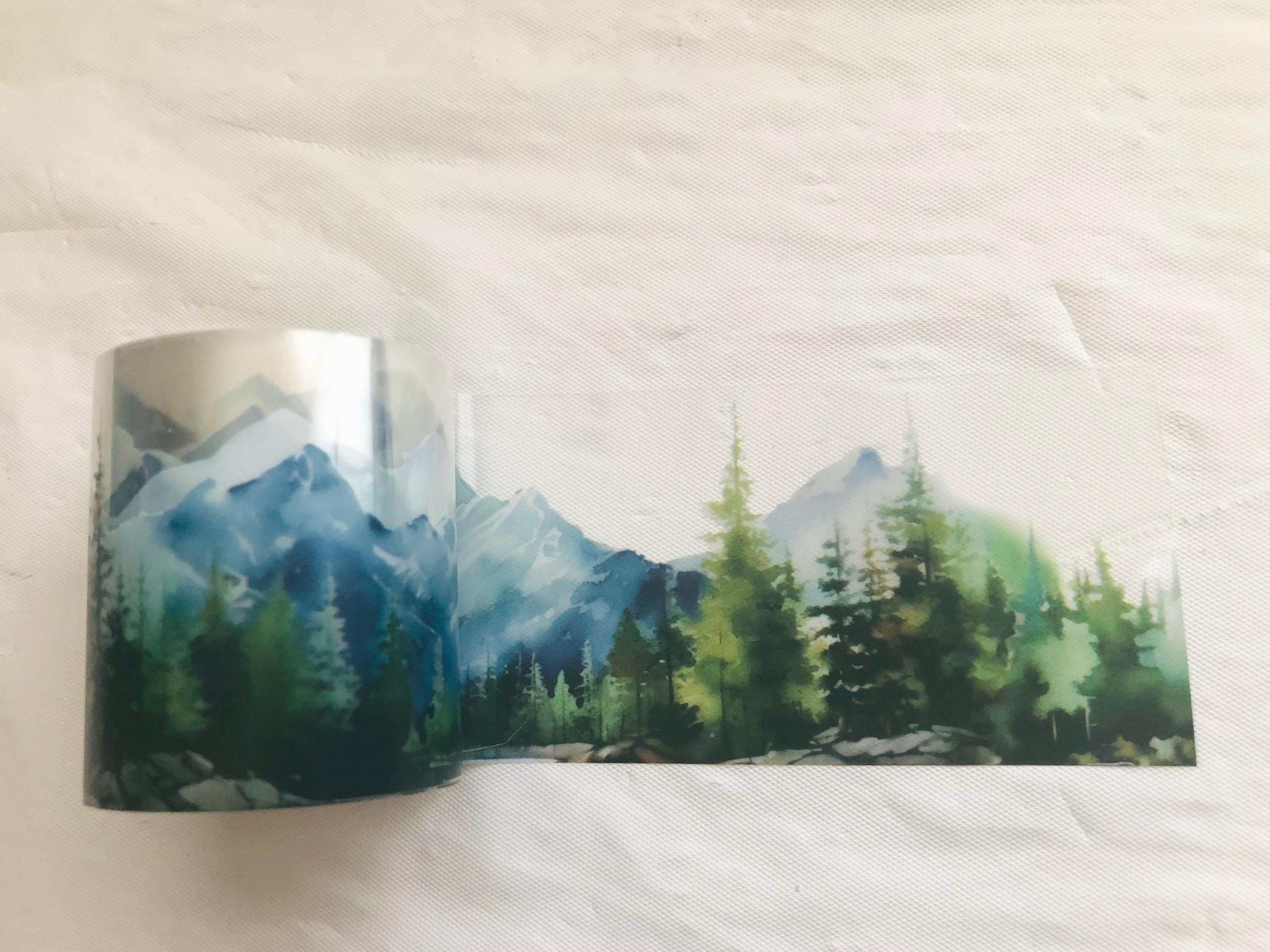 Pine Tree Mountain Clear Washi Tape