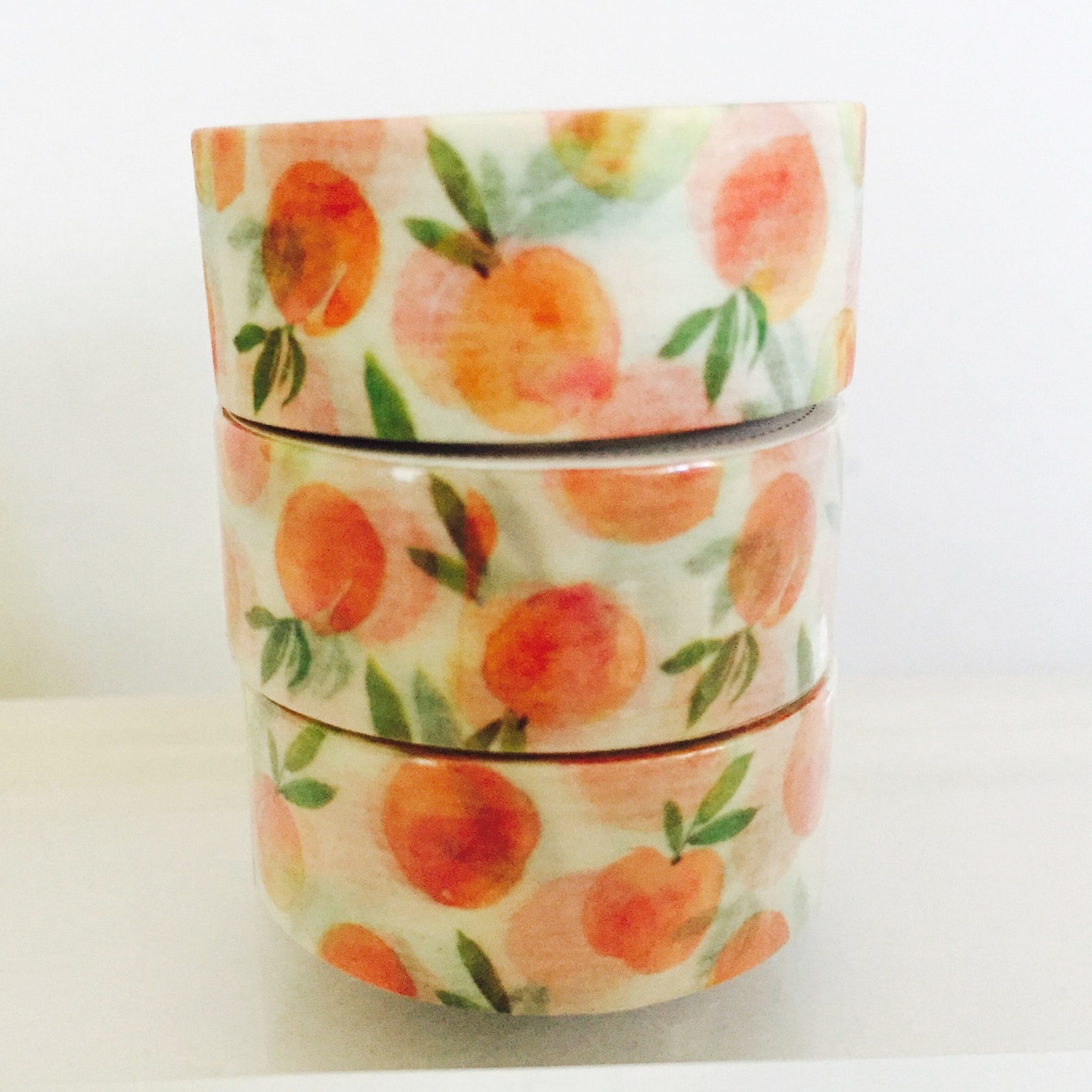 Peaches Washi Tape Etsy