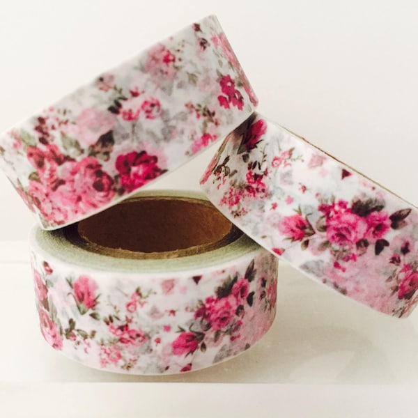 Wallpaper Roses Washi Tape