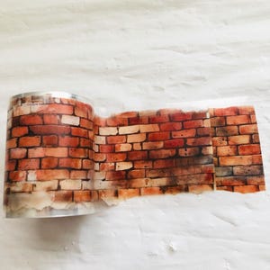 Brick Wall Clear Washi Tape
