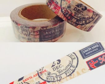 North Pole Santa Mail Washi Tape