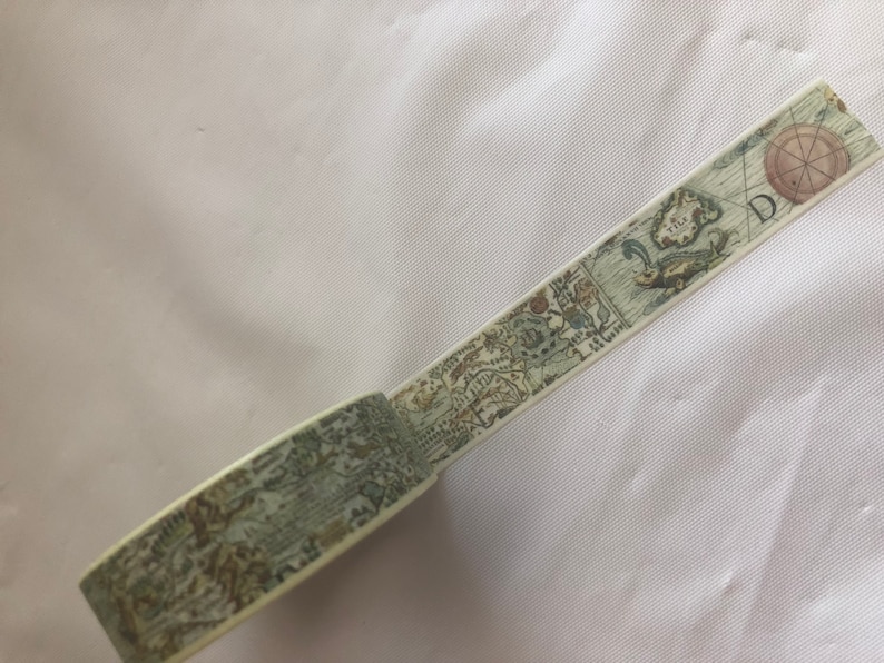 Old World Map Washi Tape - Etsy