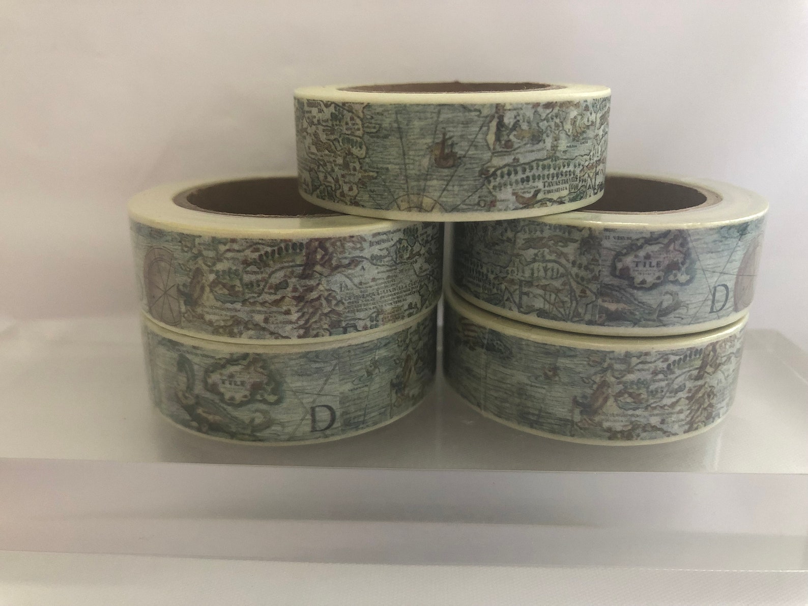 Old World Map Washi Tape - Etsy