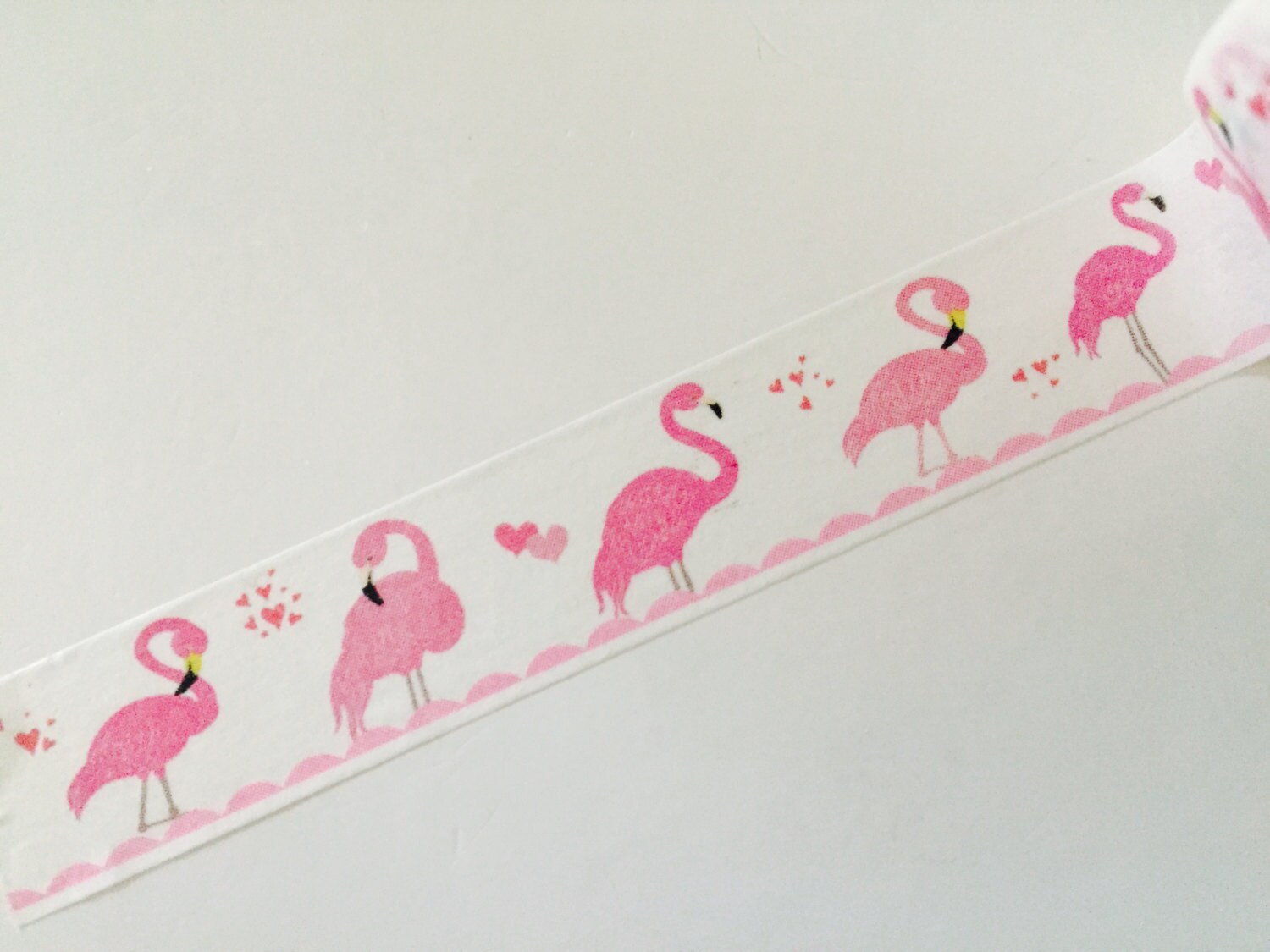 Pink Flamingo Washi Tape Etsy