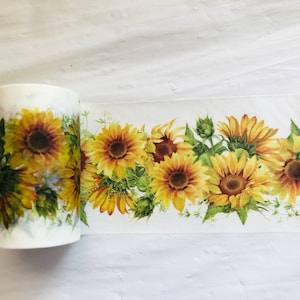 Sunflower Washi Tape