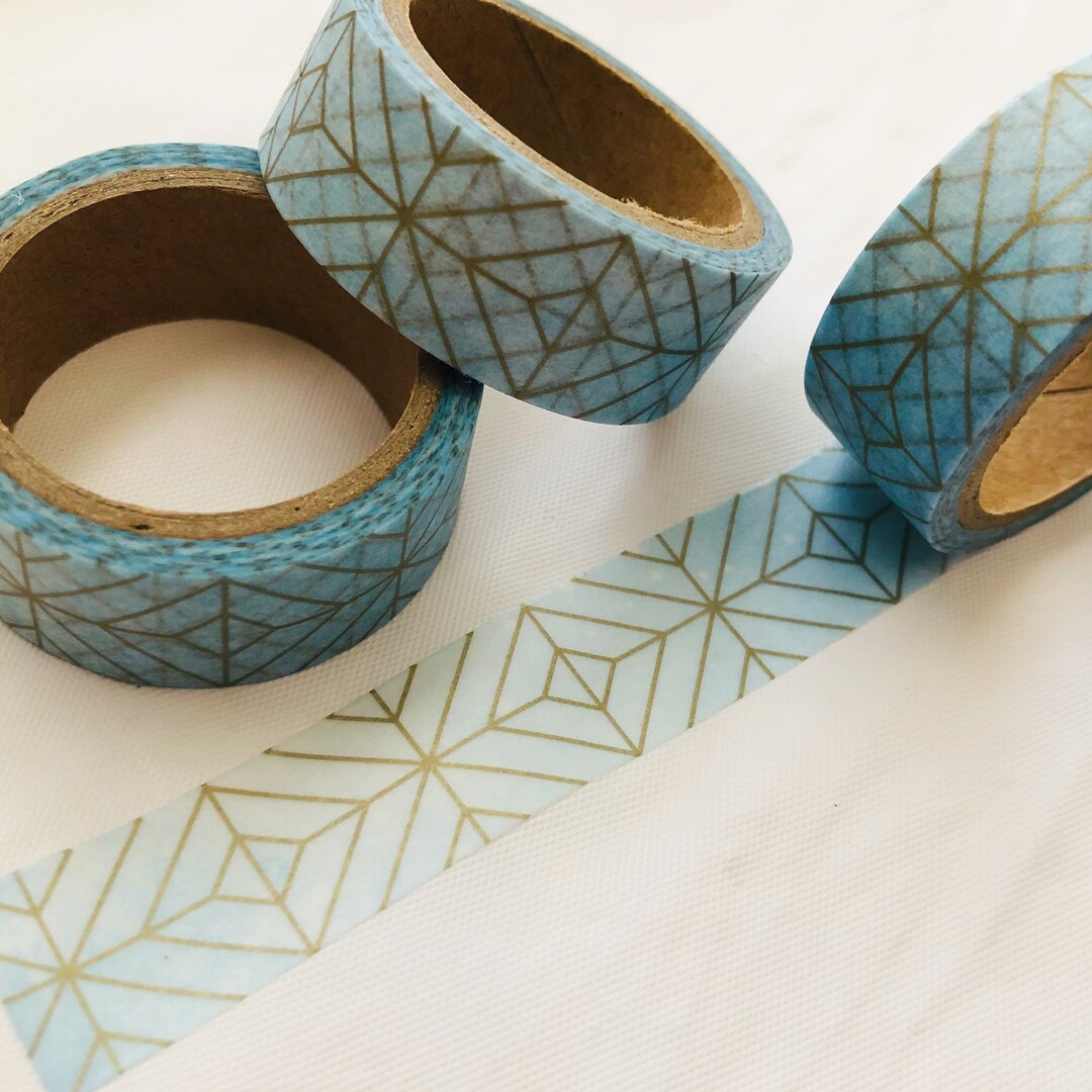 Watercolor Geometric Washi Tape Etsy