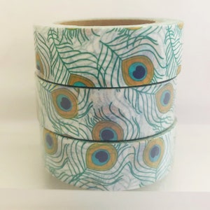 Peacock Feather Washi Tape