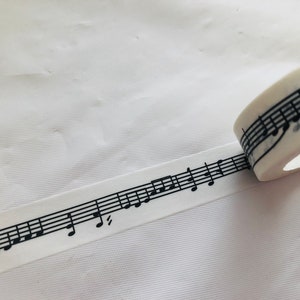 Music Notes Washi Tape - Etsy