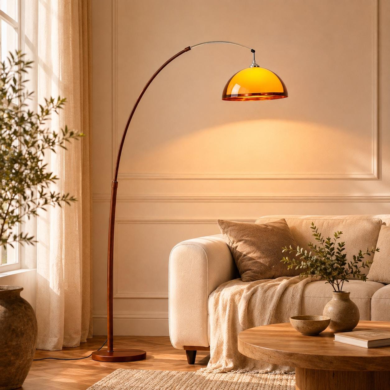 Arc floor lamp - Etsy 日本