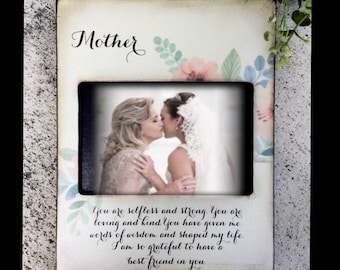 Mom, mother, Mother's Day gifts, gifts for mom, ready to ship, best friend, picture frame, floral picture frame, daugther gifts,Valentine