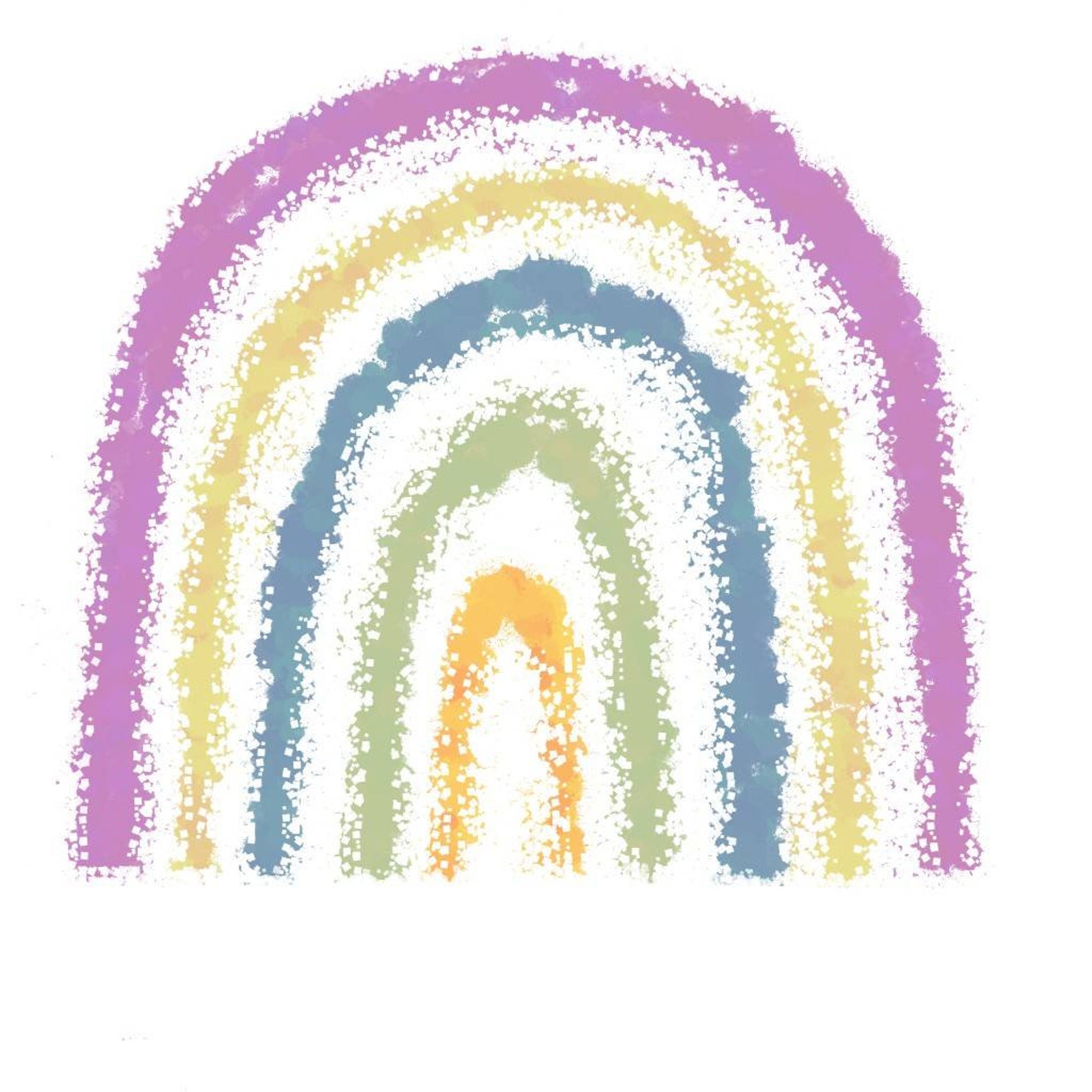 Rainbow Print Printable Wall Art Digital Download Girls - Etsy