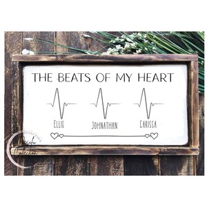 The Beats Of My Heart Svg, moeder Shirt Svg, boerderij teken png svg sublimatie, kinderen Svg, kleinkinderen Svg, Cricut bestand silhouet ontwerp