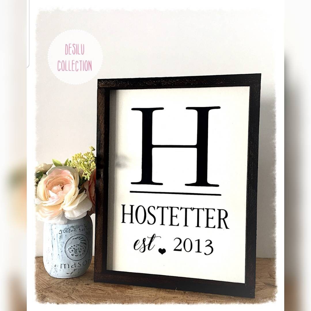 Download Family Name Wood Sign, Shelf Sign,Home Decor, White Sign ...