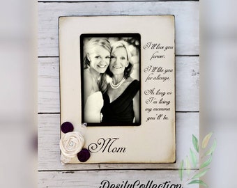 Wedding Gift for Mom from Daughter Picture Frame Wedding Gift for Mom from Bride Wedding Gift for Mother of the Bride Quote