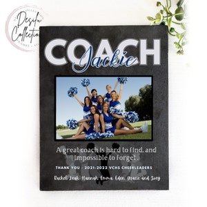 Personalized Cheer Coach Gift Photo Frame, Dance Team Gift, Cheer Coach, Cheerleading Gifts, Cheer Leader, Coach Picture Frame, Picture