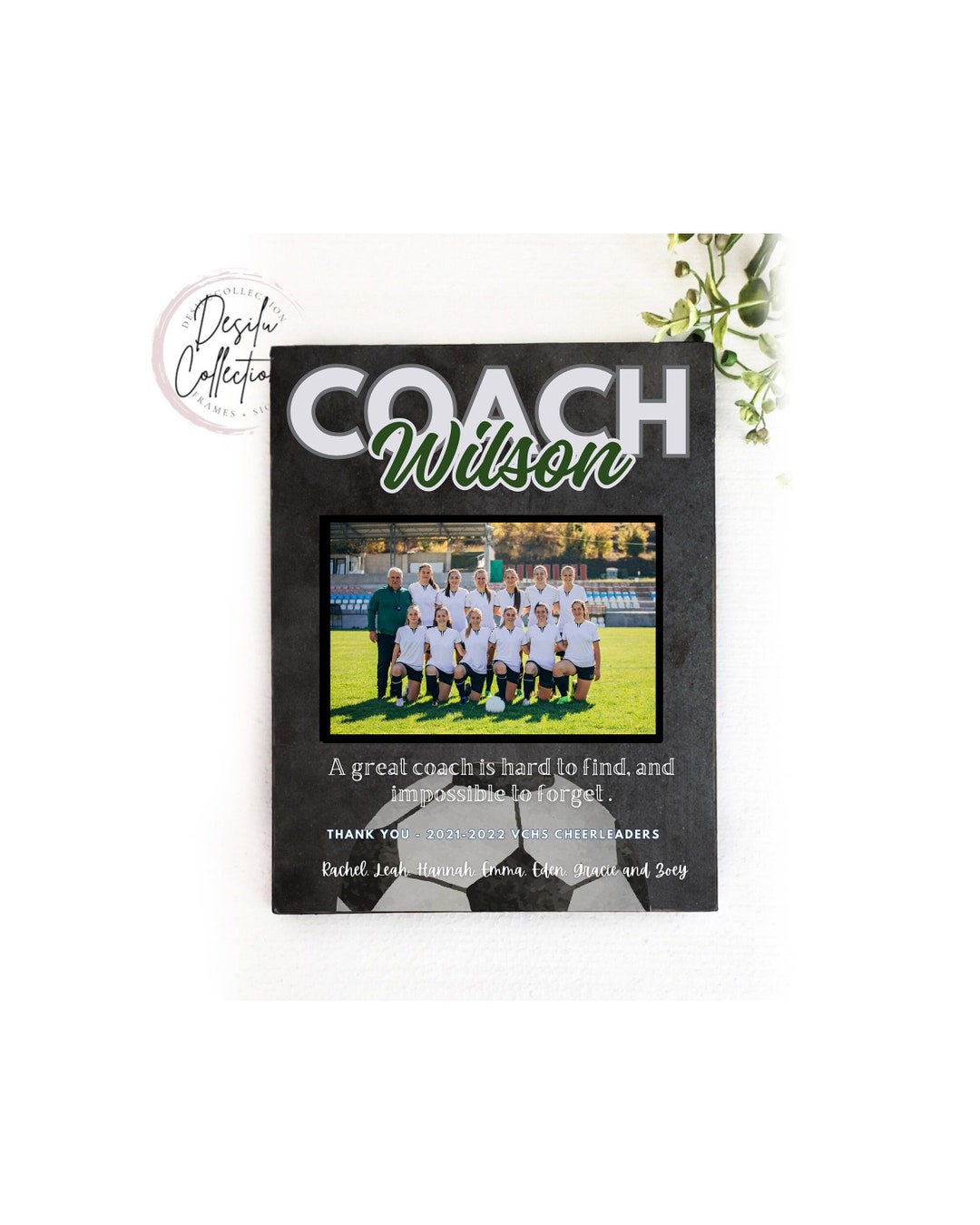 Personalized Coach Gift Photo Frame | Custom Sports Coach Picture Frame ...