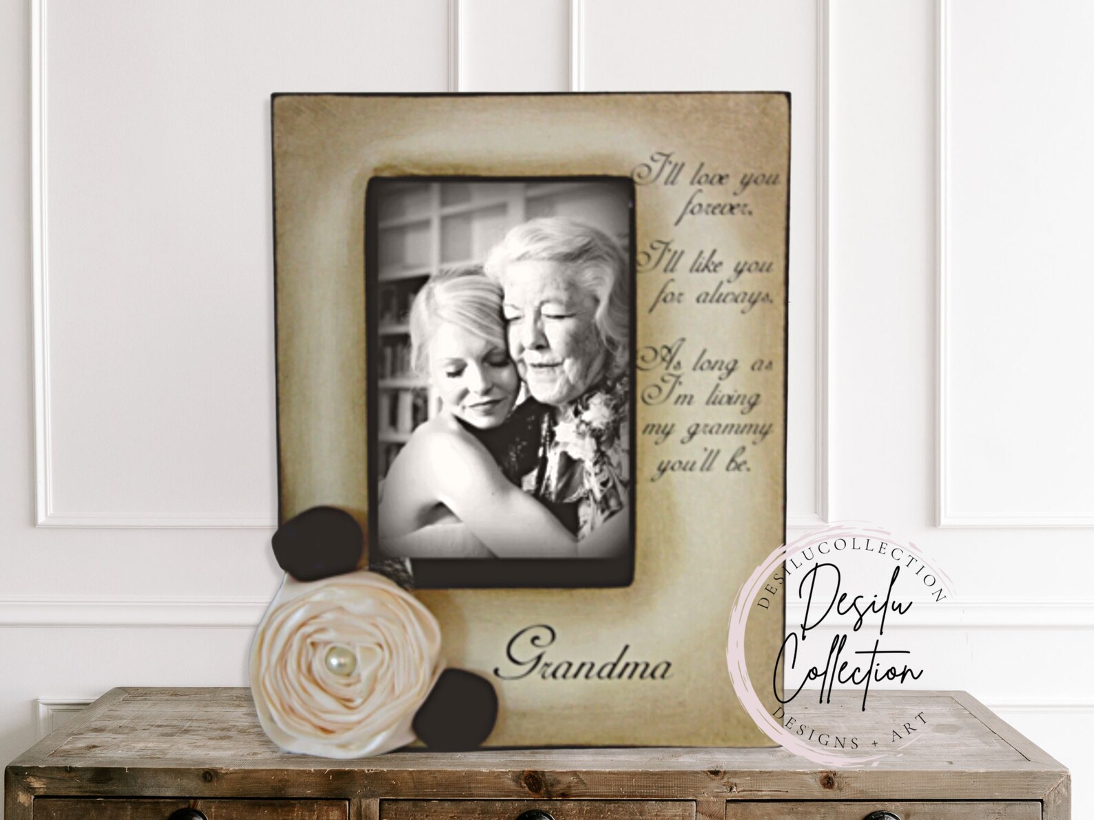 Personalized Frame for Grandma Gift Wedding Frame Bride Etsy