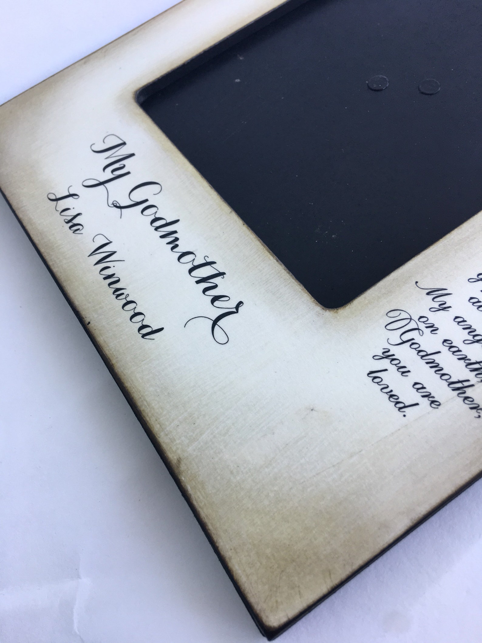 Godmother Gifts Godfather Picture Frames Godparents Baptism Etsy