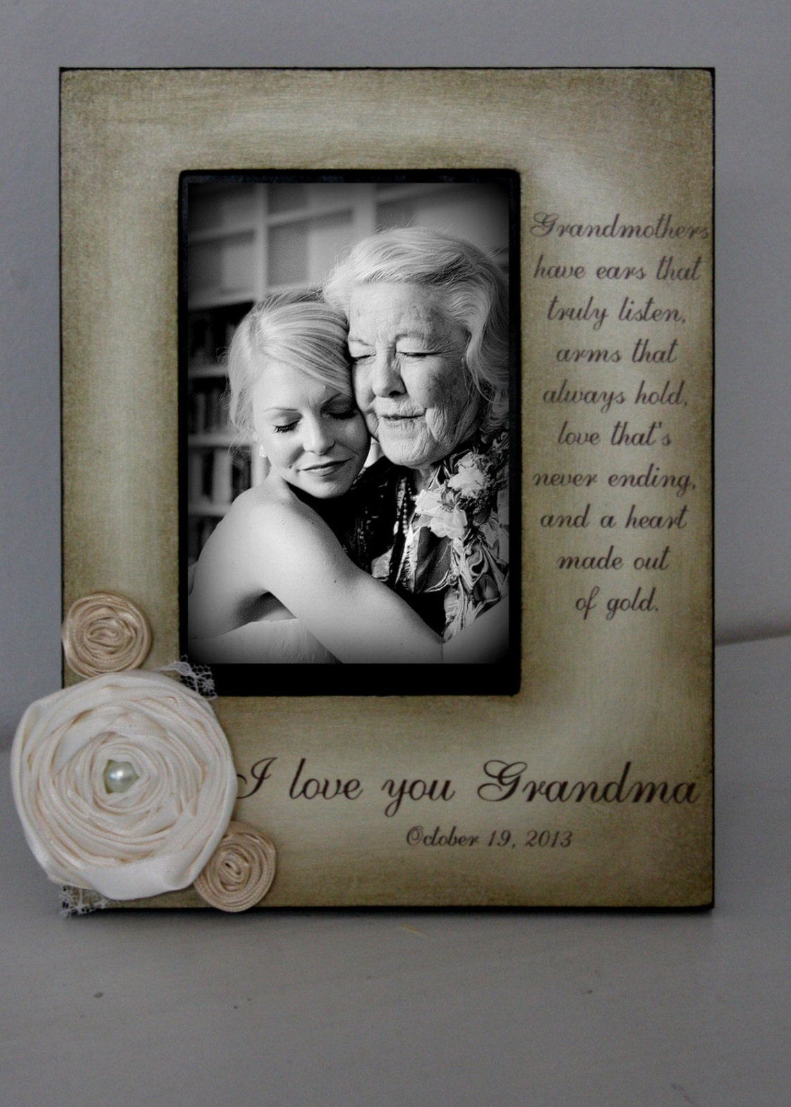 Grandma Picture Frame Gift Wedding Frame Bride Keepsake Etsy