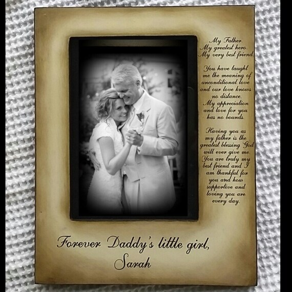 Father Daughter Wedding Frame Bride Just For Dad Of The