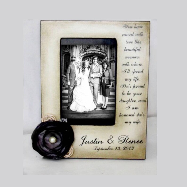 Personalized Wedding Picture Frame Wedding Gifts for Parents Etsy