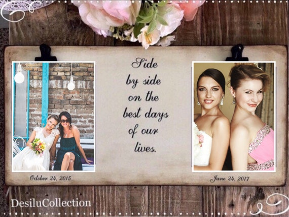  Best Friend Birthday Gifts for Women Teen Girls, Christmas Gifts  for Best Friend Picture Frame, Long Distance Friendship Gifts for BFF  Besties Sister Photo Holder Hanging Photo Display Collage Frame 