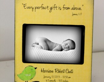 Baby Girl 5X7 Photo Frame Personalized With Name and Birth | Etsy