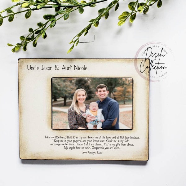 Godparent Frame Etsy