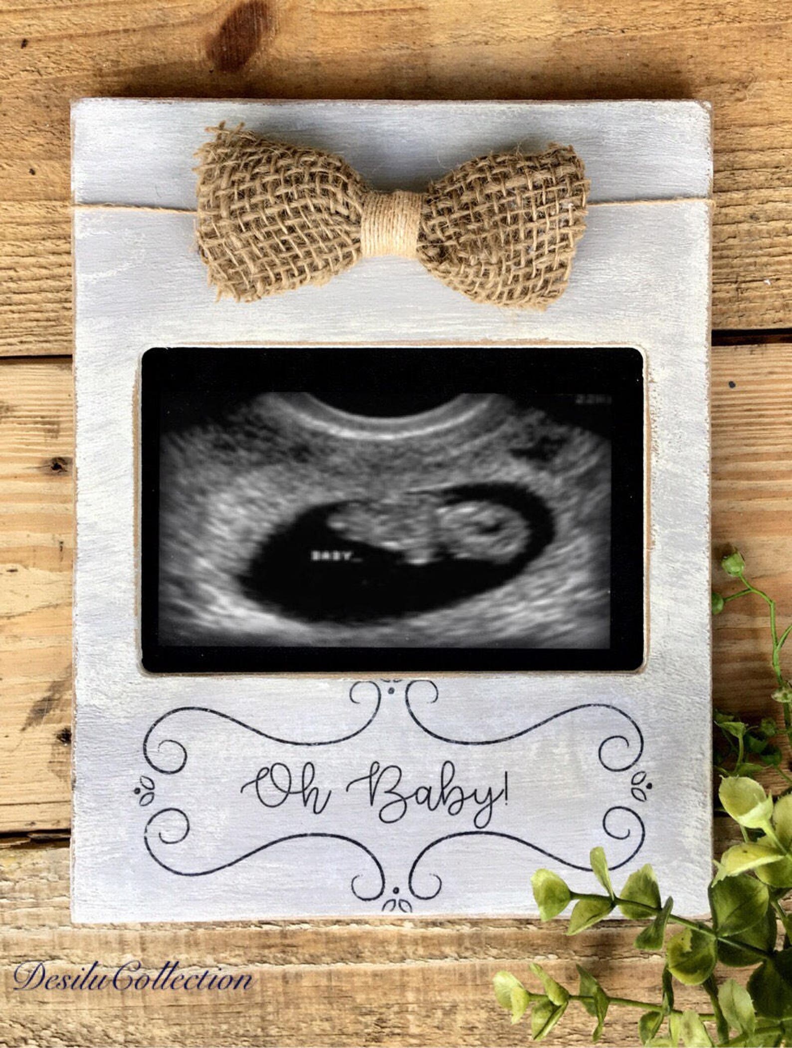 Baby Frame Pregnancy Announcement New Baby Personalized Etsy