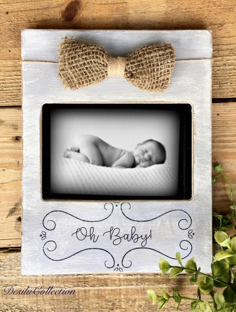 Baby Frame Pregnancy Announcement New Baby Personalized Etsy