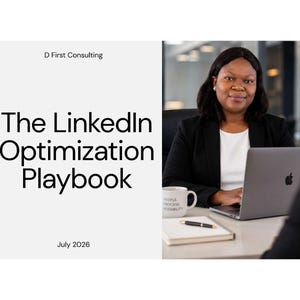LinkedIn Profile Optimization Guide | Job Search Workbook | Resume & LinkedIn Template for Job Seekers | Career Toolkit PDF